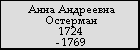 Анна Андреевна Остерман